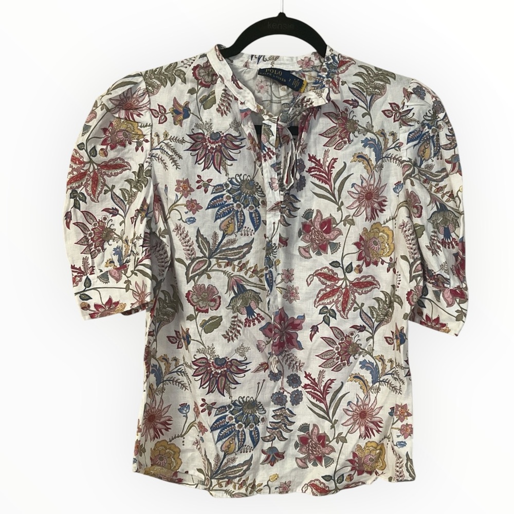 Polo Ralph Lauren Short Sleeve Blouse - Picture 2 of 5